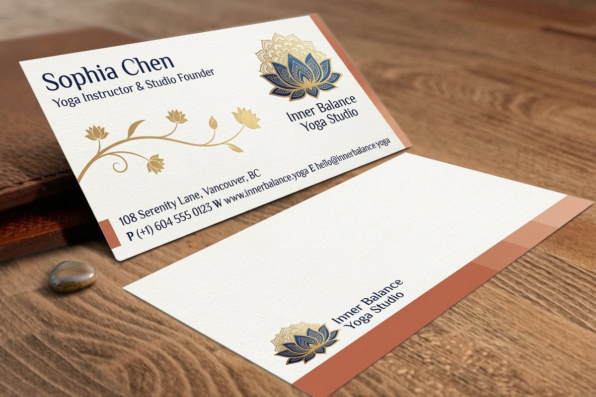 Yoga Business Cards