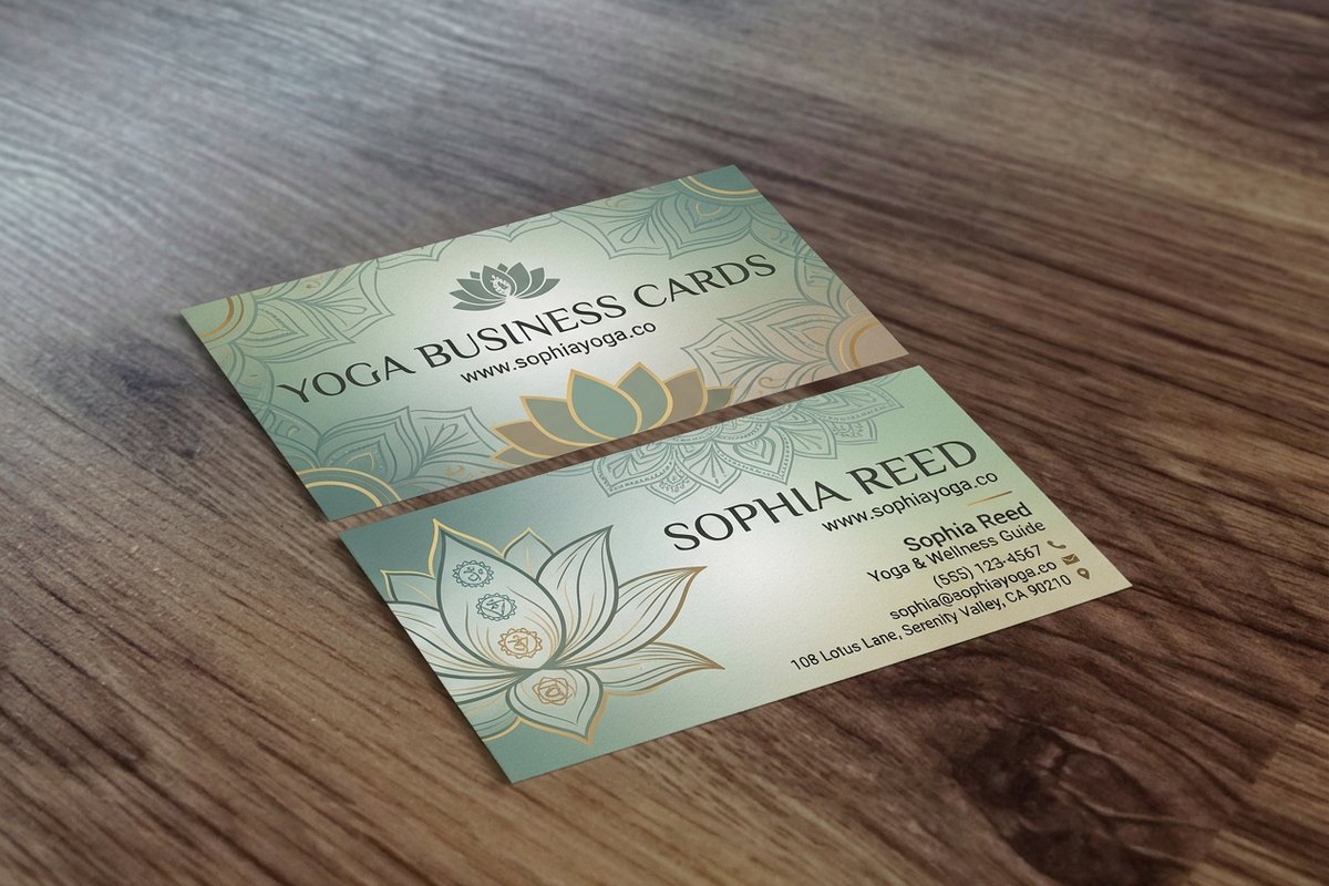 Yoga Business Cards