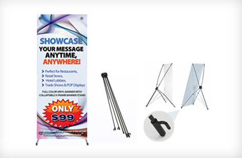 Guide to Banner Stand Features, Display Options, and Printing Techniques - Example 2