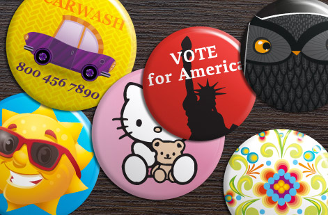 Learn About Custom Button Printing Examples and Design Ideas - Example 10
