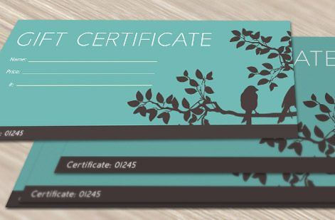How Professional Printing Creates Memorable Gift Certificates - Example 4