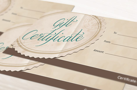 How Professional Printing Creates Memorable Gift Certificates - Example 9