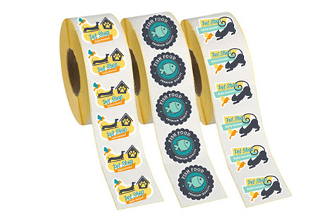 A guide to custom label printing and design options. - Example 11