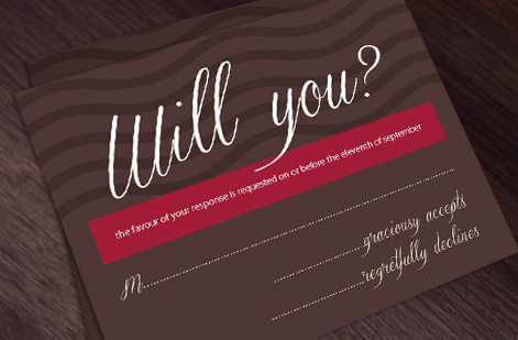 Understanding Custom Response Card Printing and Design - Example 5