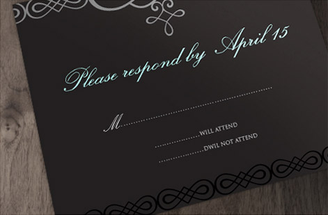 Understanding Custom Response Card Printing and Design - Example 8