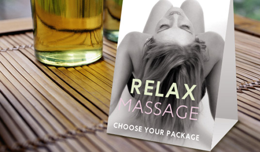 Understanding Table Tent Display Options for Restaurant and Retail Marketing - Example 1