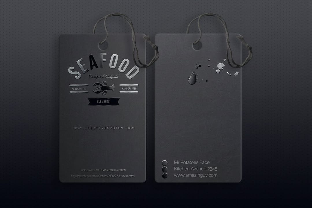 Spot UV Hangtags