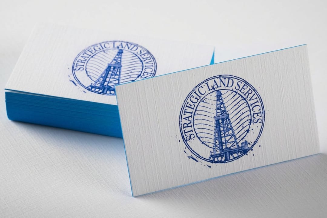 Ultra Thick Linen Business Cards
