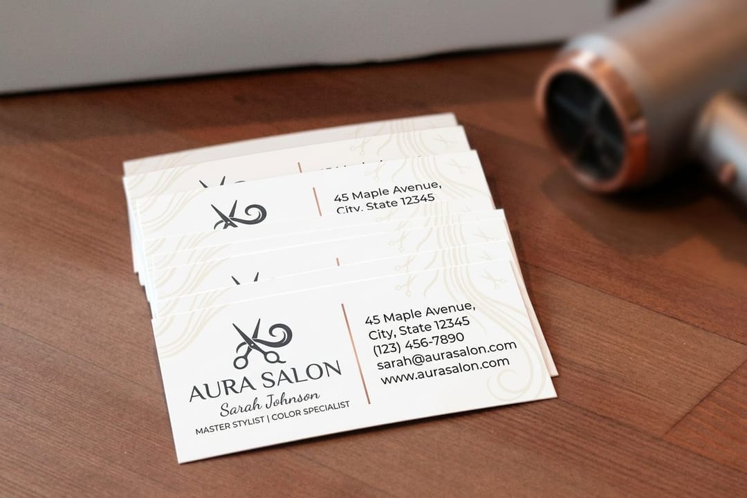 Hair Stylist Business Cards