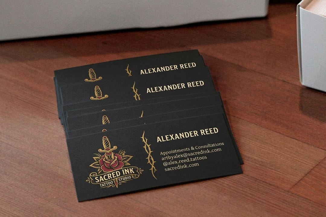 Tattoo Business Cards