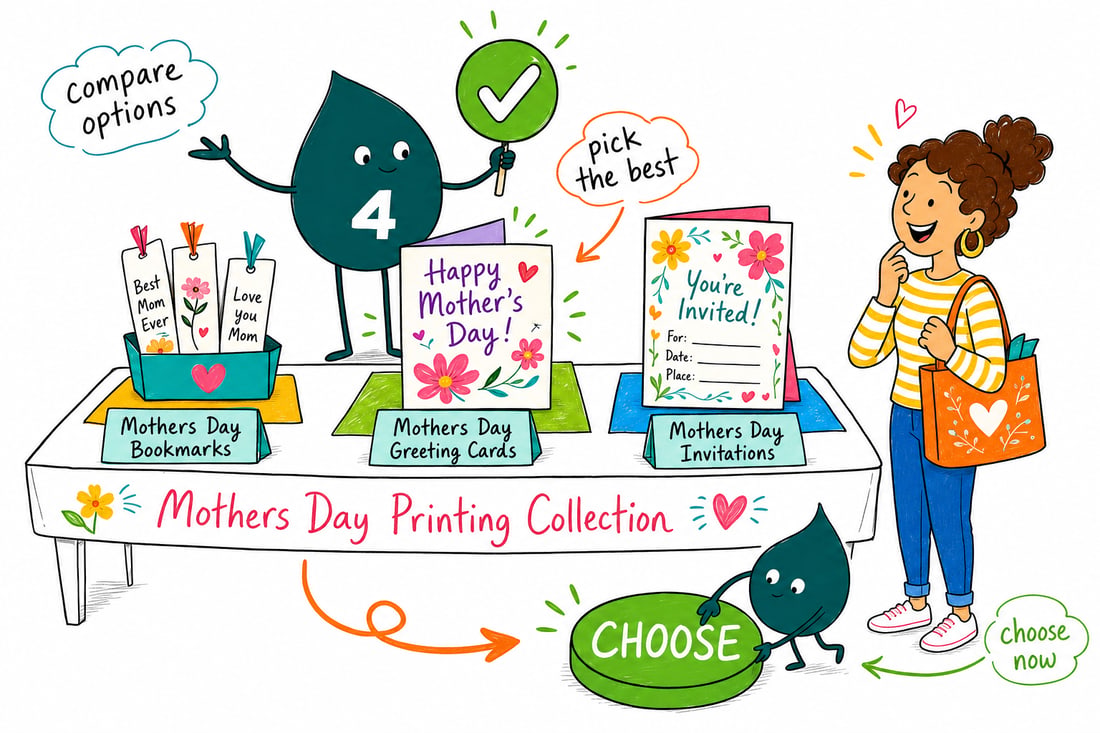 Wally compares Mother's Day options side by side at 4OVER4.COM