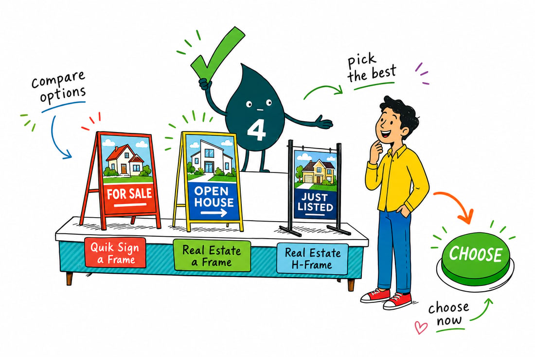 Wally compares Real Estate Printing options side by side at 4OVER4.COM