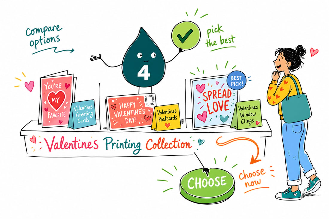 Wally compares Valentines options side by side at 4OVER4.COM