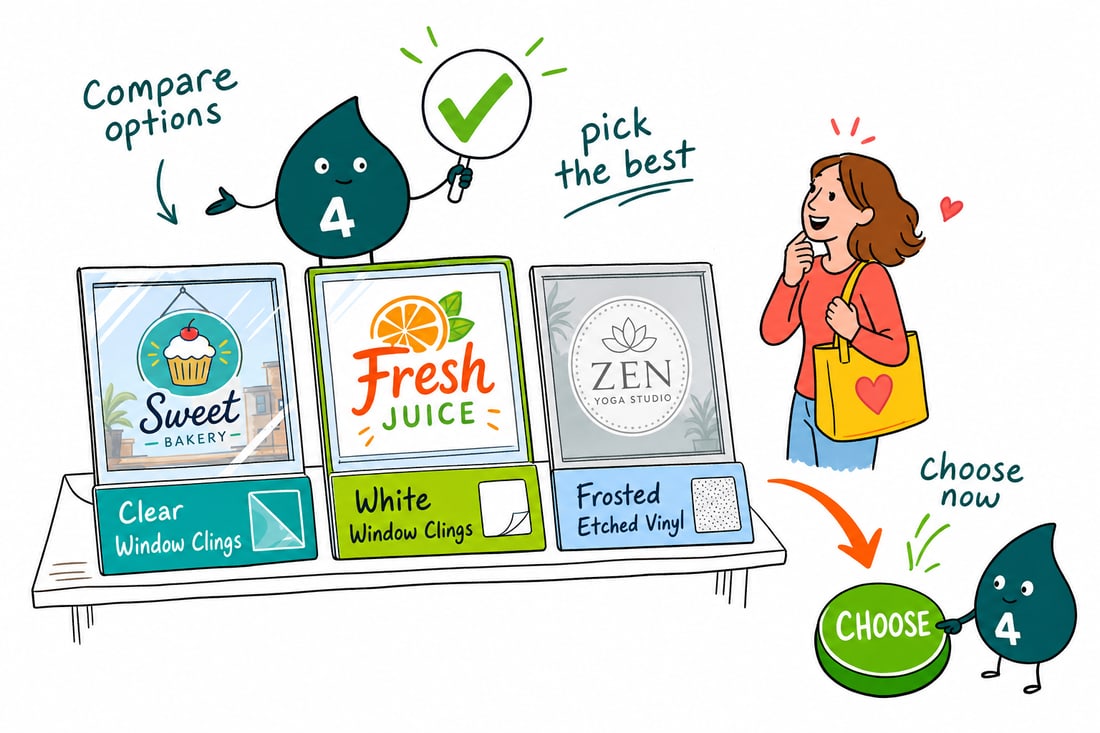 Wally compares Window Graphics options side by side at 4OVER4.COM