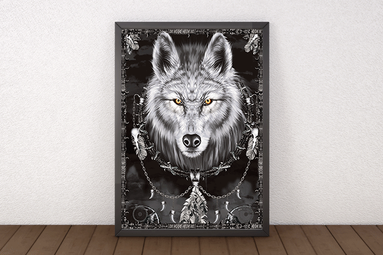 3D lenticular poster from 4OVER4 with a rigid animated surface