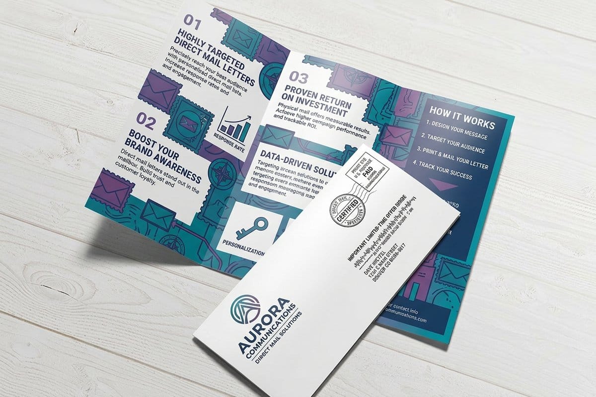 Direct mail letter printed for a personal EDDM campaign by 4OVER4