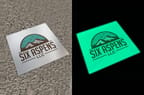 Aluminum Glow Floor Graphics