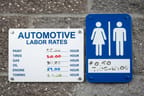 Dry Erase Aluminum Signs