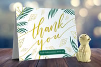 Folded Thank You Cards