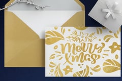 Metallic Foil Postcards