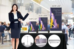 Mini Retractable Banner Stands