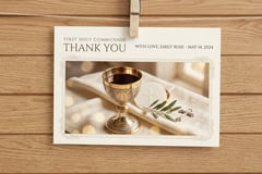 Communion Thank You Cards