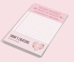 Heart Shaped Post-Its