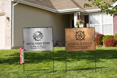Metal Yard Signs