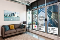 Perforated Window Decals