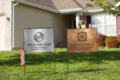 Metal Yard Signs