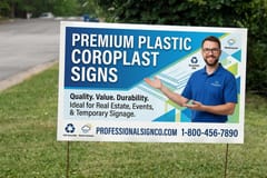 Plastic Coroplast Signs
