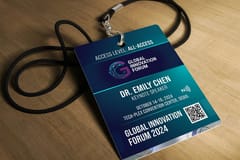 Plastic Event Badges