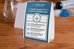 Plastic Table Tents