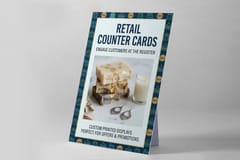 Retail Counter Cards