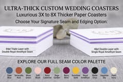 Wedding Drink Coasters