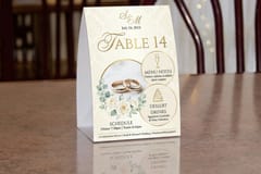 Wedding Table Tents