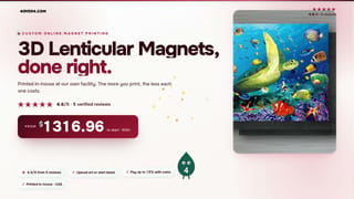 3D Lenticular Magnets