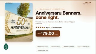 Anniversary Banners