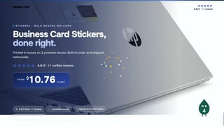 Business Card Stickers