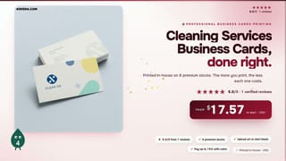 Cleaning Services Business Cards