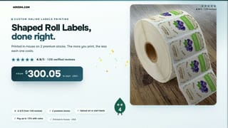 Shaped Roll Labels