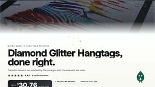 Diamond Glitter Hangtags