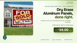 Dry Erase Aluminum Panels