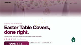 Easter Table Covers