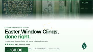 Easter Window Clings