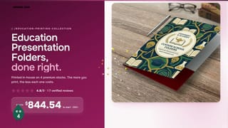 Education Presentation Folders