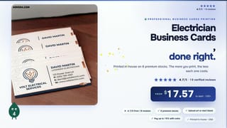Electrician Business Cards