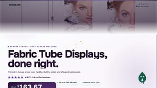Fabric Tube Displays