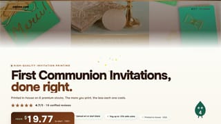 First Communion Invitations