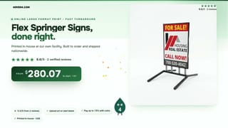 Flex Springer Signs